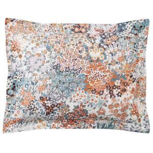 Pottery Barn Amelia Floral Percale Set of 2 Shams Flowers 100% Cotton NEW NWT